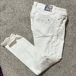 Zara Men's Crisp White Skinny Jeans